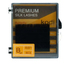 Ресницы KODI Butterfly 6 рядов черный 0,07*B 14-16