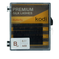 Вії KODI Butterfly 6 рядів чорні 0,10 * B 8-10