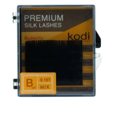 Ресницы KODI Butterfly 6 рядов черные 0,15*B 14-16