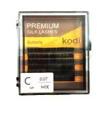 Ресницы KODI Butterfly 6 рядов черные 0,07*C 8-10