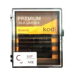 Ресницы KODI Butterfly 6 рядов черные 0,07*C 11-13