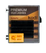 Ресницы KODI Butterfly 6 рядов черные 0,07*C 14-16