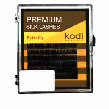 Вії KODI Butterfly 6 рядів чорні 0,10 * C 8-10