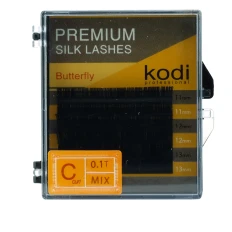Ресницы KODI Butterfly 6 рядов черные 0,10*C 11-13