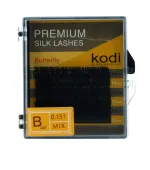 Ресницы KODI Butterfly 6 рядов черные 0,15*B 10-12