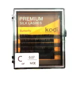 Ресницы KODI Butterfly 6 рядов черные 0,07*C 10-12