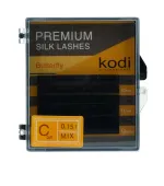 Ресницы KODI Butterfly 6 рядов черные 0,15*C 10-12