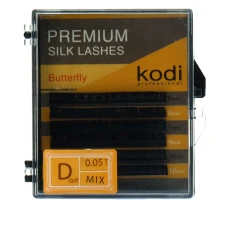 Вії KODI Butterfly 6 рядів чорний 0,05 * D 8-10