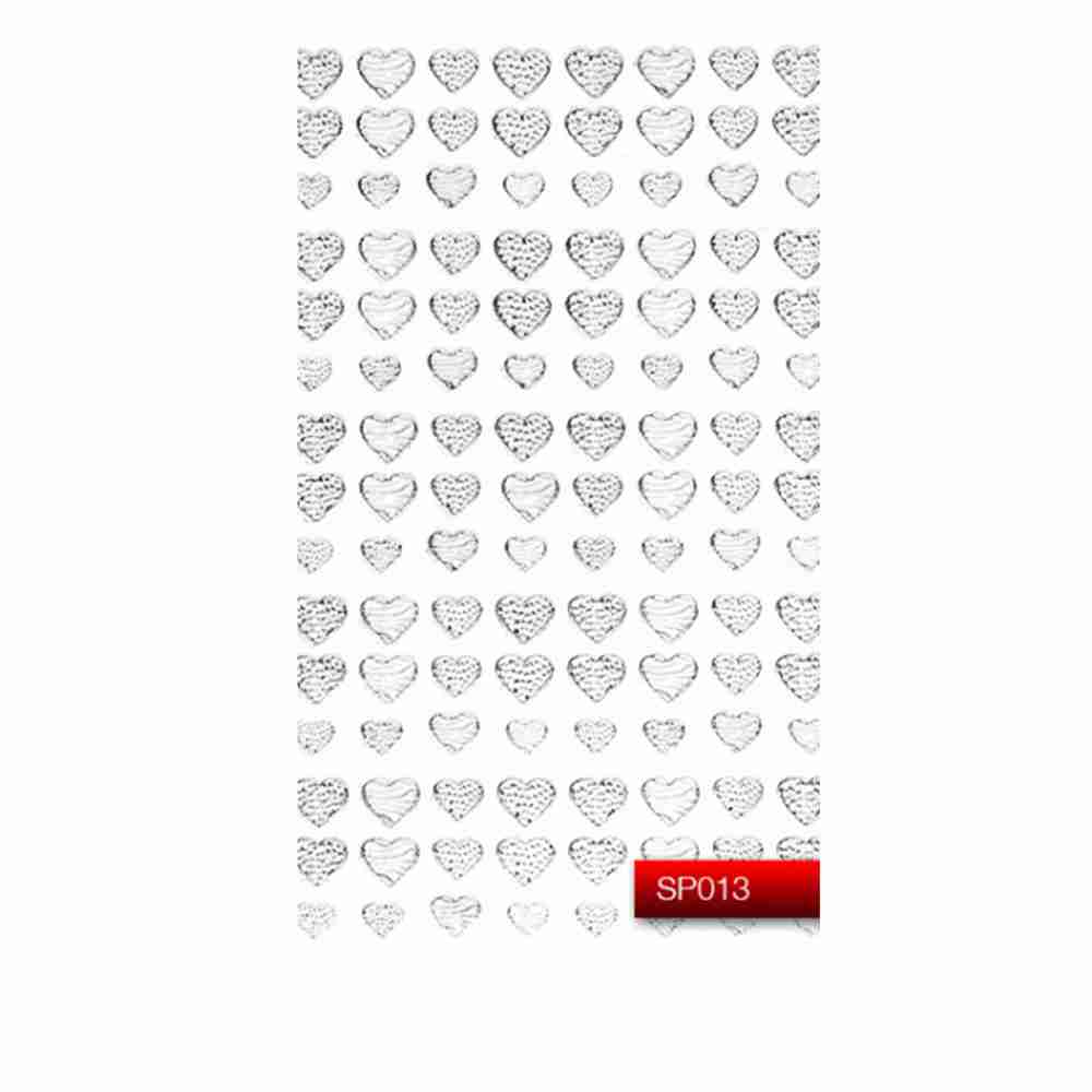 Наклейки для ногтей KODI Nail Art Stickers Silver 013SP