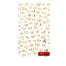 Наклейки для нігтів KODI Nail Art Stickers Gold 027SP