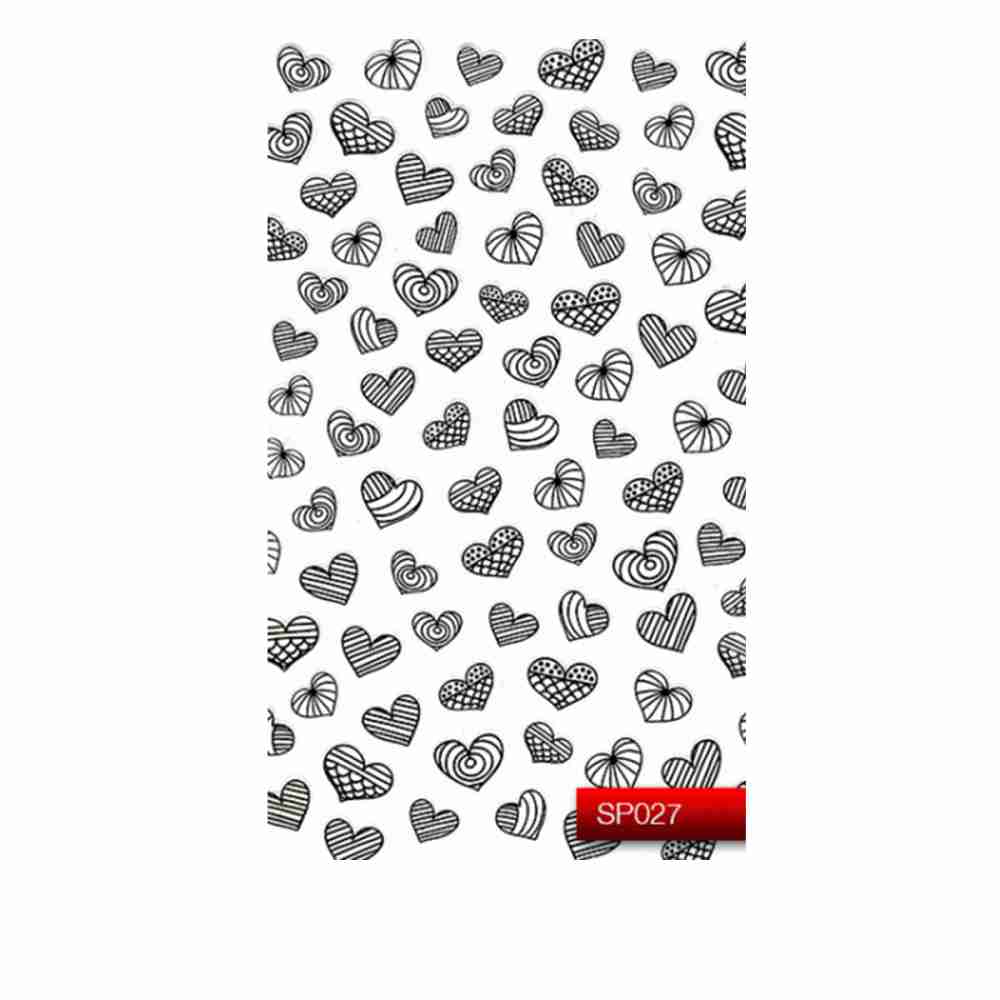 Наклейки для нігтів KODI Nail Art Stickers Silver 027SP