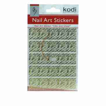 Наклейки для нігтів KODI Nail Art Stickers Gold 008BP