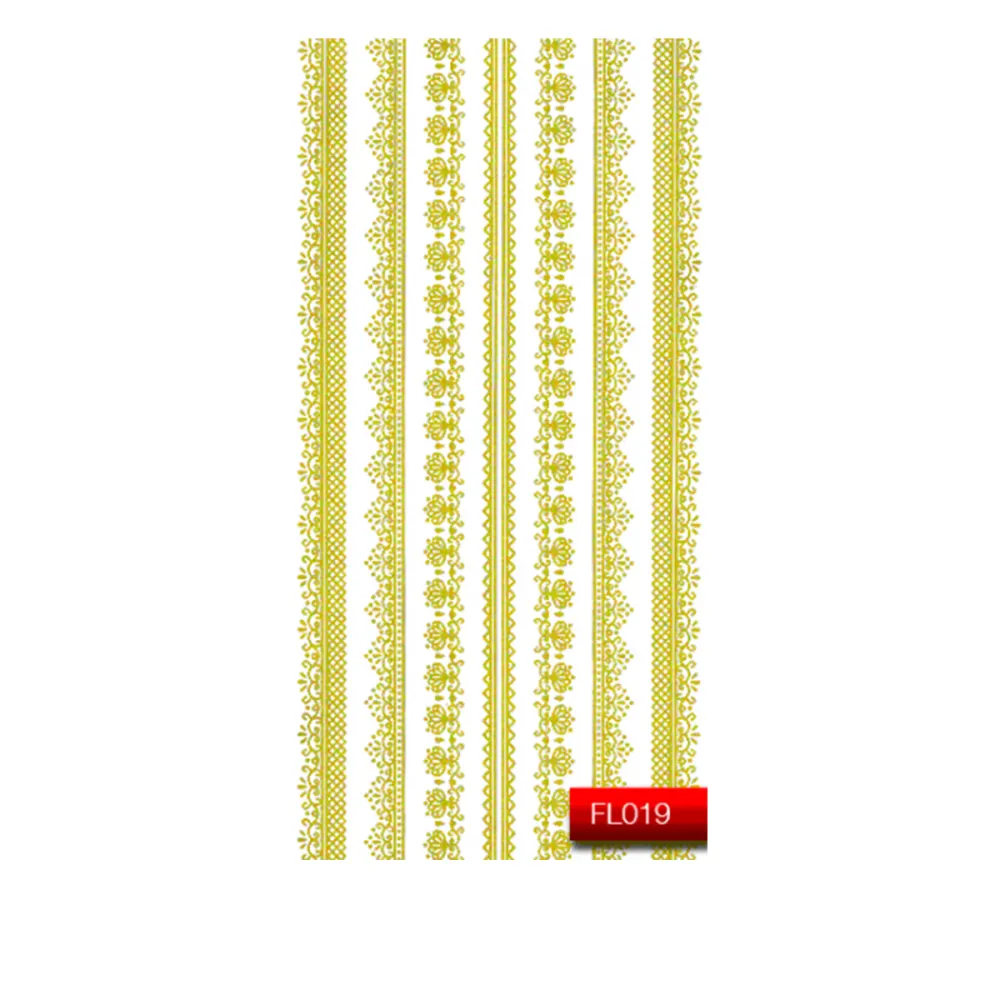 Наклейки для нігтів KODI Nail Art Stickers Gold 019FL