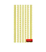 Наклейки для ногтей KODI Nail Art Stickers Gold 019FL