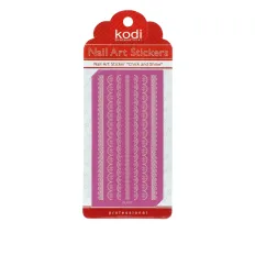 Наклейки для нігтів KODI Nail Art Stickers White 021FL