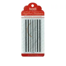 Наклейки для нігтів KODI Nail Art Stickers Black 009FL
