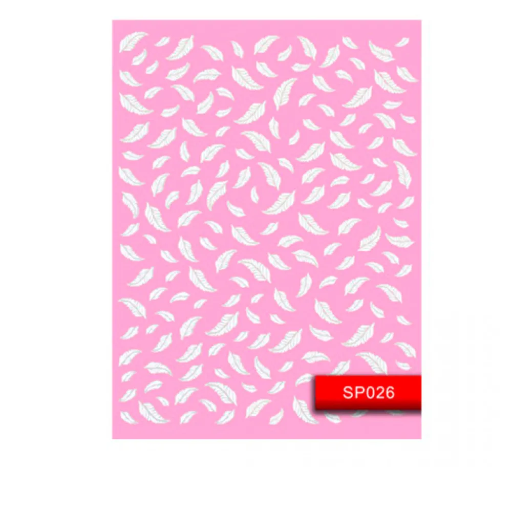 Наклейки для нігтів KODI Nail Art Stickers White 026SP