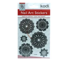 Наклейки для нігтів KODI Nail Art Stickers Black 006YL