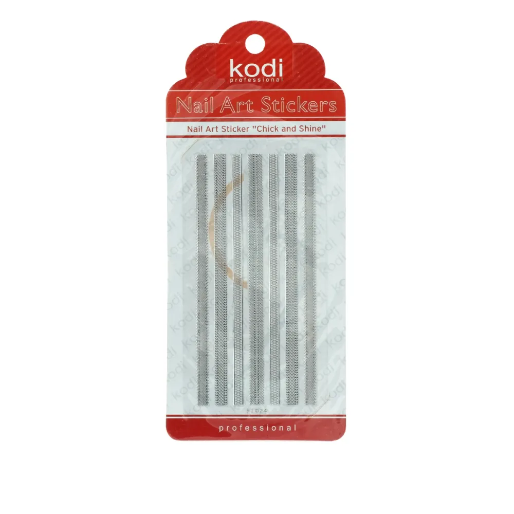 Наклейки для ногтей KODI Nail Art Stickers Black 024FL