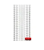Наклейки для ногтей KODI Nail Art Stickers Silver 022FL
