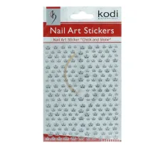 Наклейки для нігтів KODI Nail Art Stickers Silver 007SP
