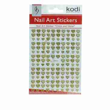 Наклейки для ногтей KODI Nail Art Stickers Gold 013SP