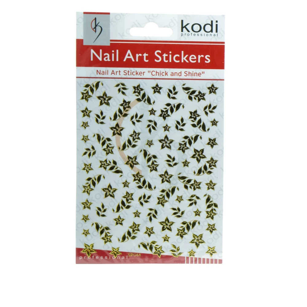 Наклейки для нігтів KODI Nail Art Stickers Gold 044SP