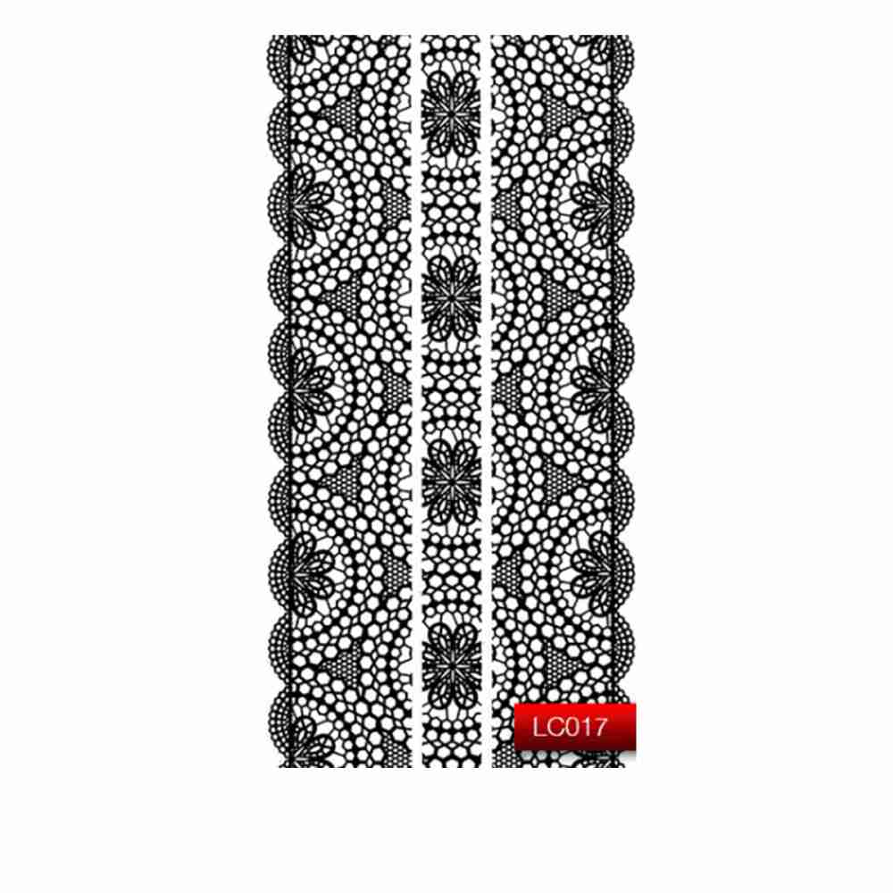 Наклейки для ногтей KODI Nail Art Stickers Black 017LC