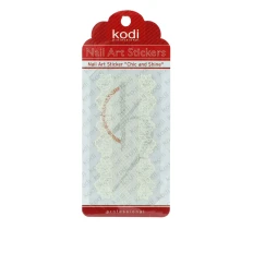 Наклейки для нігтів KODI Nail Art Stickers White 053LC