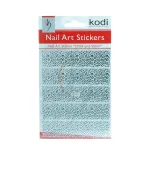 Наклейки для ногтей KODI Nail Art Stickers Silver 003BP
