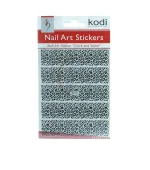 Наклейки для ногтей KODI Nail Art Stickers Black 003BP