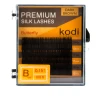 Ресницы KODI Butterfly 6 рядов темно-коричневые 0,15*B 10-12