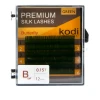 Ресницы KODI Butterfly зеленые 6 рядов 0,15*B 12 мм