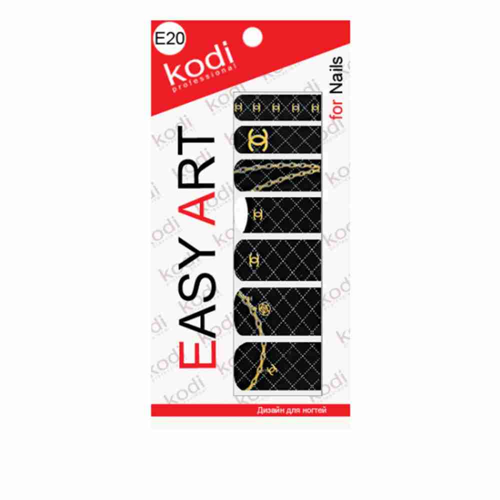 Наклейки для ногтей KODI Easy Art 20E