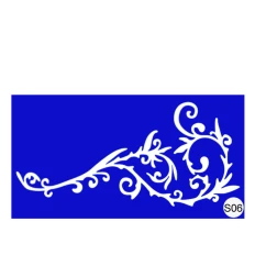 Трафарет KODI для дизайну хною 06S