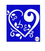 Трафарет KODI для дизайна хной 13S