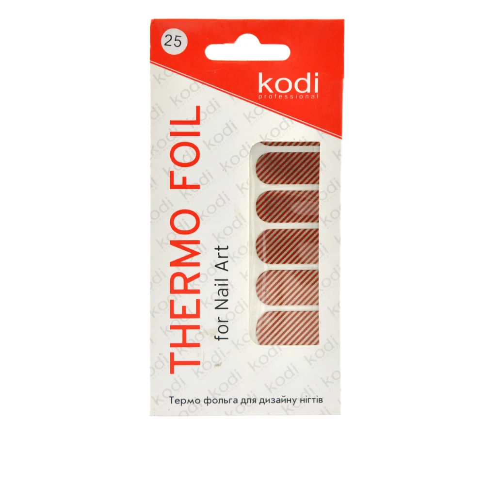 Термо-фольга для дизайна ногтей KODI 25