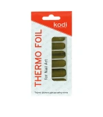 Термо-фольга для дизайна ногтей KODI Золото