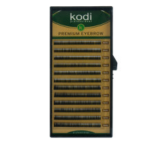 Брови KODI Straight Curl Черные 12 рядов (0,12 4-5 мм)