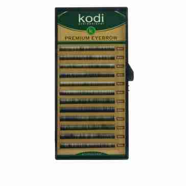 Брови KODI Natural Curl Черные 12 рядов (0,06 4-5 мм)