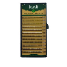 Брови KODI Natural Curl Темно-коричневі 12 рядів (0,06 4-5 мм)