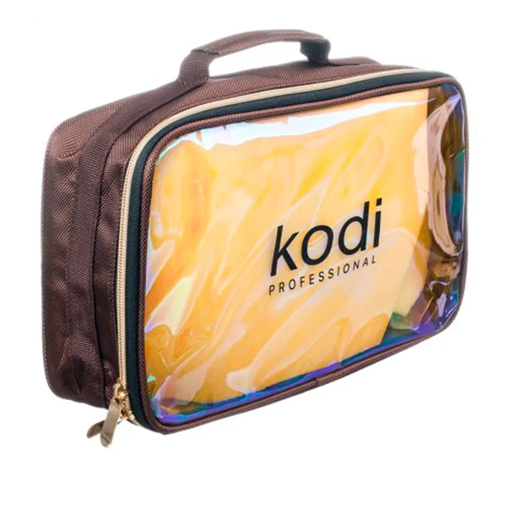 Косметичка на змейке нейлон KODI коричневый