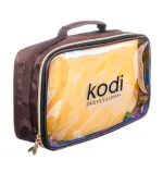 Косметичка на змійці нейлон KODI коричневий