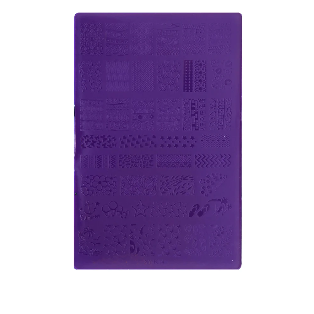 Пластина для стемпинга KODI K14 9,5*14,5 см