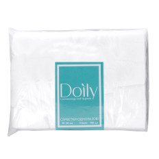Салфетки гладкие Doily 30*20 см 40 г/м2 100 шт в упаковке