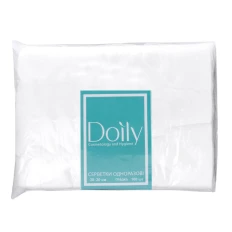 Салфетки гладкие Doily 30*20 см 40 г/м2 100 шт в упаковке