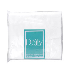 Салфетки гладкие Doily 30*30 см 40 г/м2 100 шт в упаковке
