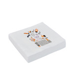 Салфетки гладкие 20*20 см 40 г/м2 100 шт в упаковке