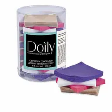 Серветки різнокольорові Doily 6*6 см 45 г/м2 400 шт.