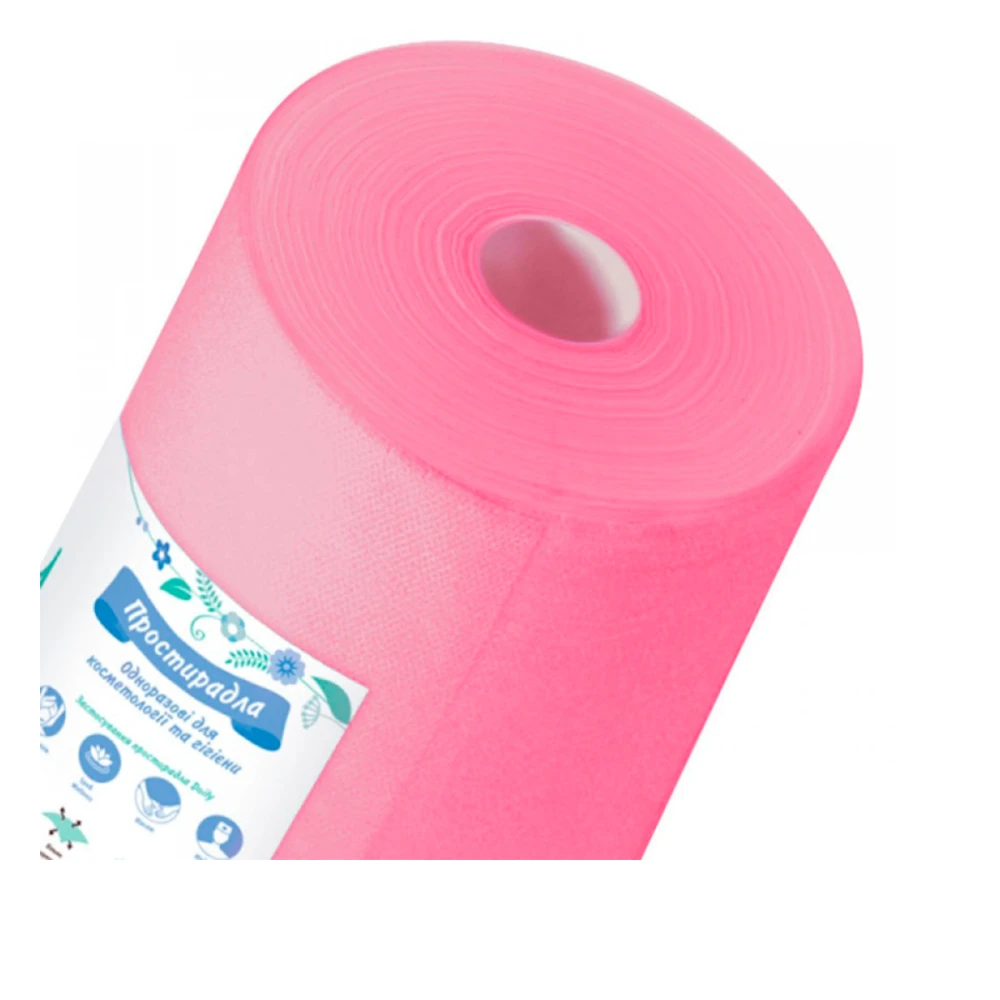 Простирадло Doily Panni Mlada рожевий 0,8*200 м рулон